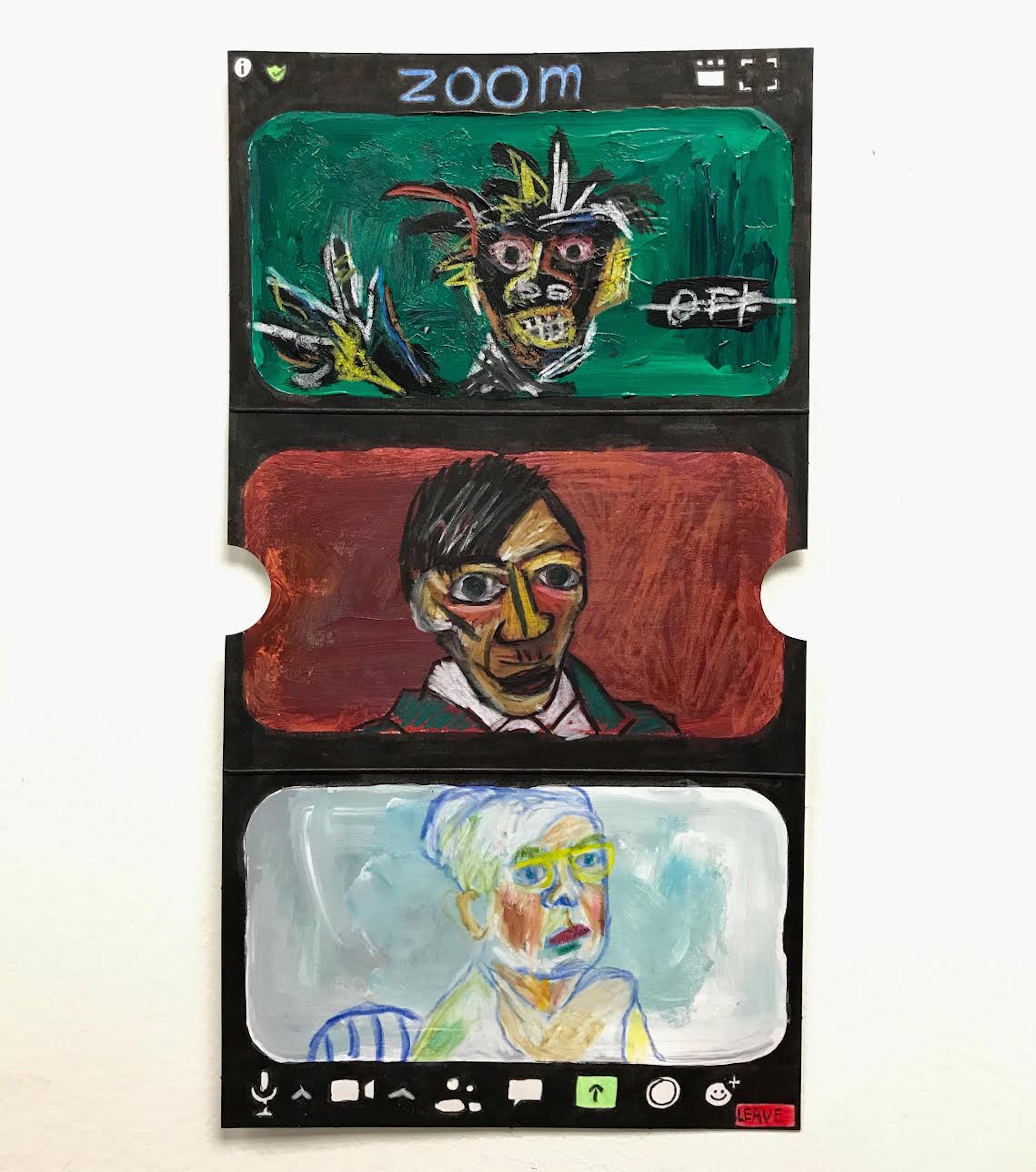 Zoom Call with Basquiat Picasso and Alice Neel thumbnail thumbnail